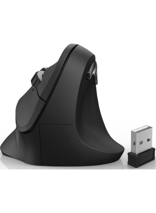 هاما Hama 182699 Vertical, Ergonomic "EMW-500" Wireless Mouse, 6 Buttons - Image 3