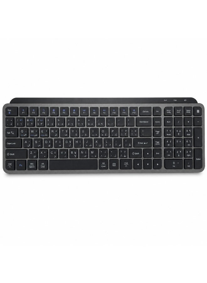 MX Keys Wireless Keyboard – Bluetooth & 2.4GHz Wireless, Rechargeable USB-C, Compatible with Windows, Android & iOS - Image 1