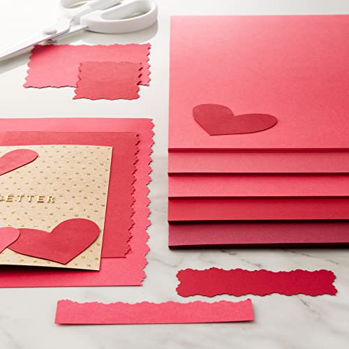 Recollections 50 Sheets Shades of Red 8.5" x 11" Cardstock Paper by Recollections - Acid and Lignin Free Paper for Scrapbooks, Arts & Crafts - 1 Pack - Image 2