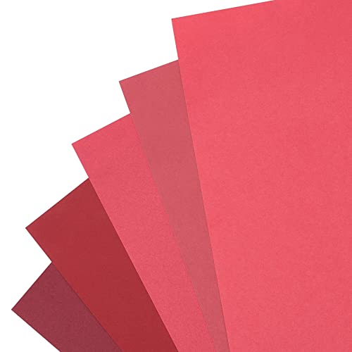Recollections 50 Sheets Shades of Red 8.5" x 11" Cardstock Paper by Recollections - Acid and Lignin Free Paper for Scrapbooks, Arts & Crafts - 1 Pack - Image 4
