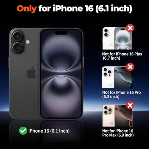 AIBEX Back Cover Case for iPhone 16 | Slim Case with Wireless Charging Support | Anti-Scratch, Shockproof, Anti-Fingerprint & Lightweight Military-Grade Protective Cover - Brown - Image 3