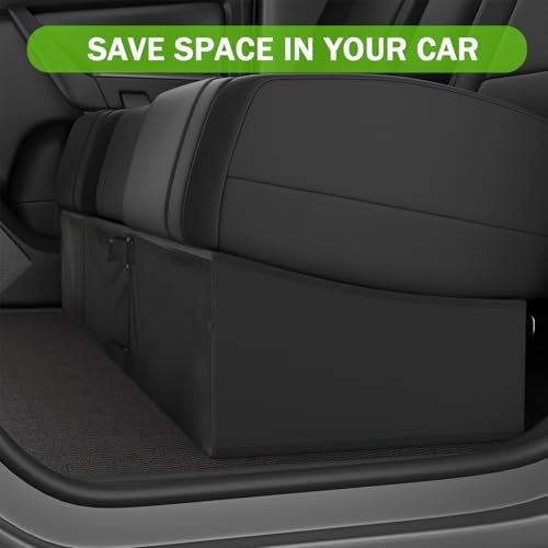 Liizoo Under Seat Storage Truck Tool Box Compatible with Dodge Ram 1500 Crew Cab 2019-2024, Foldable Underseat Organizer for Dodge Ram 1500 Crew Cab Accessories, for New Body Style,Not for Quad Cab - Image 2
