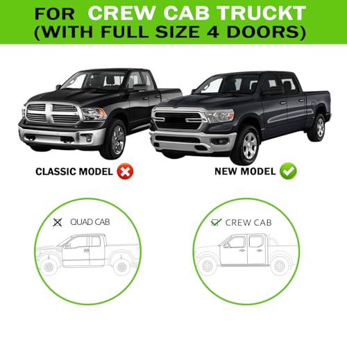 Liizoo Under Seat Storage Truck Tool Box Compatible with Dodge Ram 1500 Crew Cab 2019-2024, Foldable Underseat Organizer for Dodge Ram 1500 Crew Cab Accessories, for New Body Style,Not for Quad Cab - Image 3