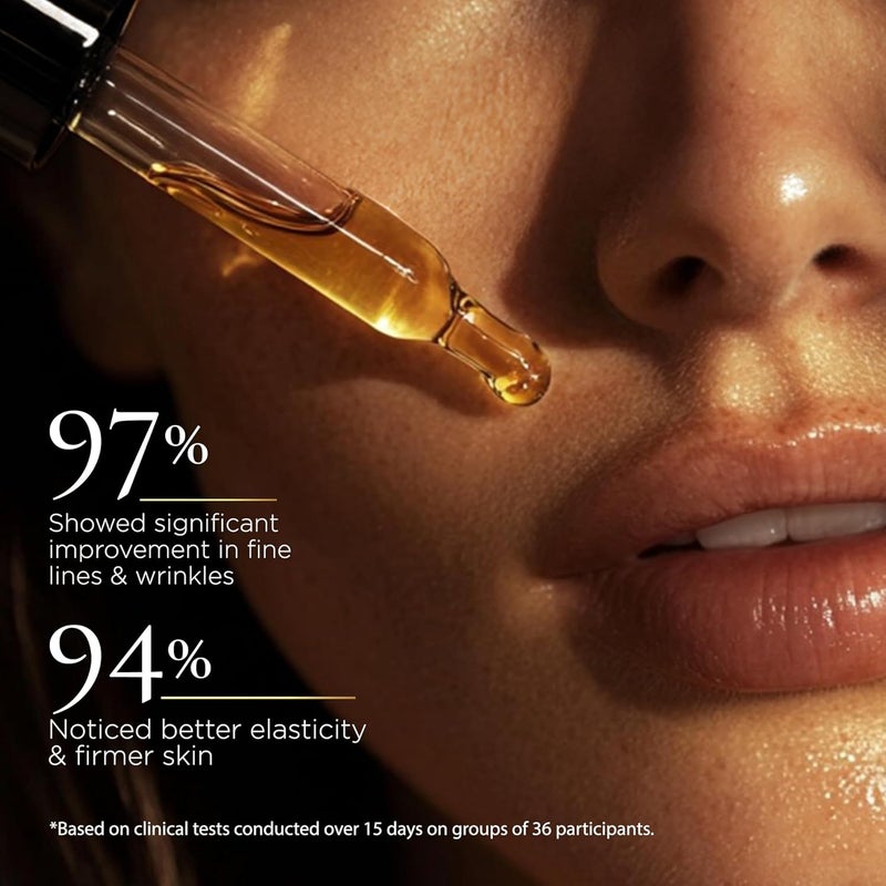 Forest Essentials سيروم الليل الاستثنائي لمكافحة الشيخوخة من فارونا يرطب ويعزز الكولاجين لبشرة أكثر تماسكًا ونعومة تكنولوجيا النانو المبتكرة الأعشاب المخمرة نتائج مثبتة سريريًا - Image 3