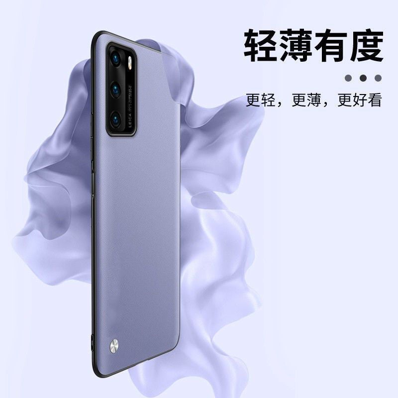 جيل مناسب لحافظة هاتف هواوي p40 جلدية بسيطة غطاء واقي p40 pro مقاوم للصدمات حواف كاملة - Image 3