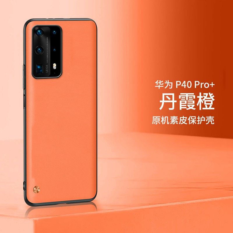 جيل مناسب لحافظة هاتف هواوي p40 جلدية بسيطة غطاء واقي p40 pro مقاوم للصدمات حواف كاملة - Image 2