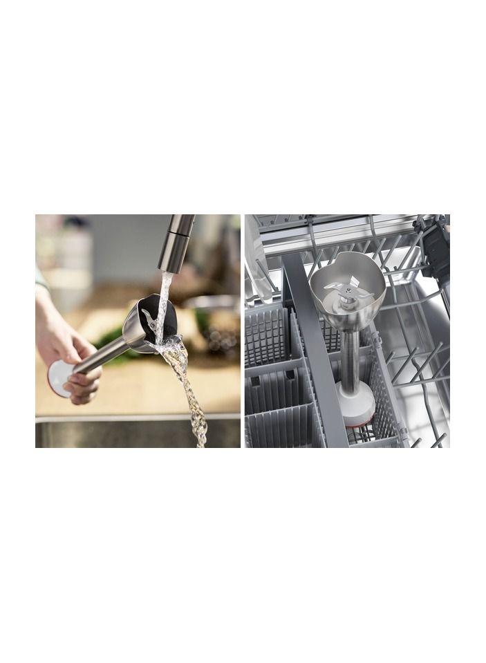 BOSCH Series 4, Hand blender, ErgoMaster, 800 W, White, Black grey MSM4W420 multicolour - Image 5