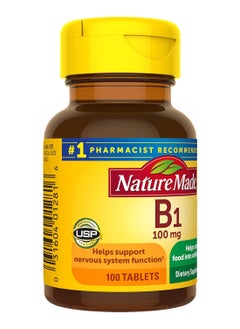 Nature Made Vitamin B1 100 Mg 100 Tablets  - Image 2