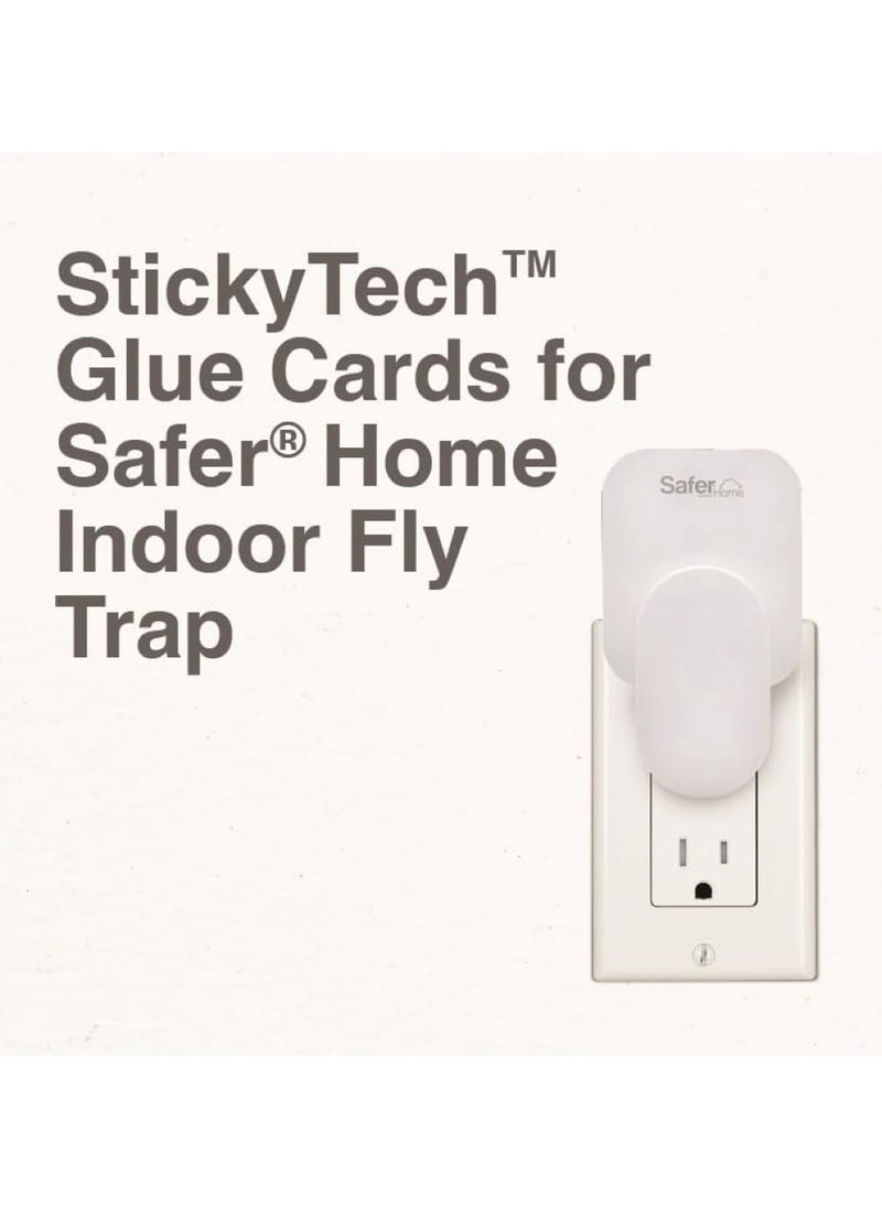 سافر براند - مجموعة إعادة تعبئة مصيدة الذباب الداخلية من Safer Home SH503 من بطاقات الغراء لمصيدة الذباب الداخلية SH502 - 3 عبوات - Image 1