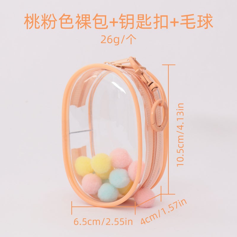 10Cm Doll Stroller Bag Pvc High-Transparency Three-Dimensional Doll Display Bag Enclosed Transparent Blind Box Display Storage Bag - Image 1