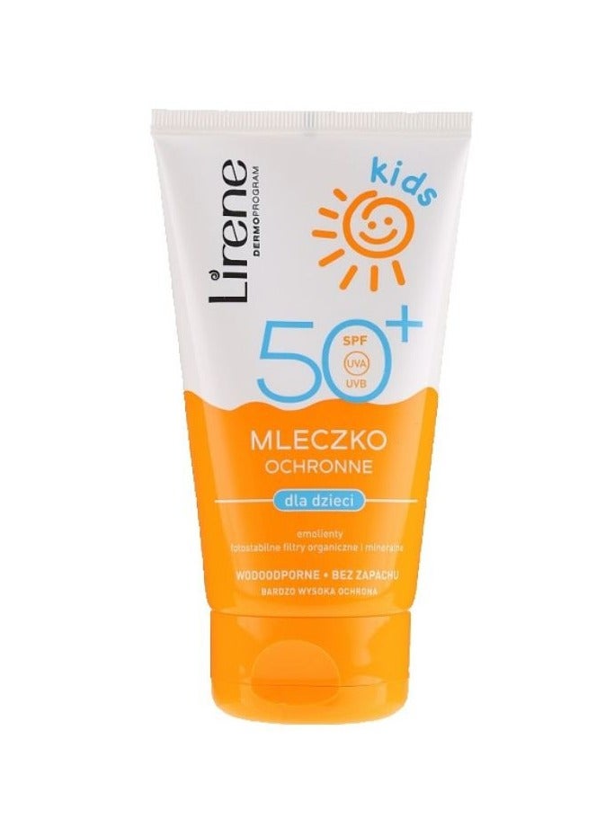 Lirene Sun Protection Body Milk 50spf For Kids 150ml