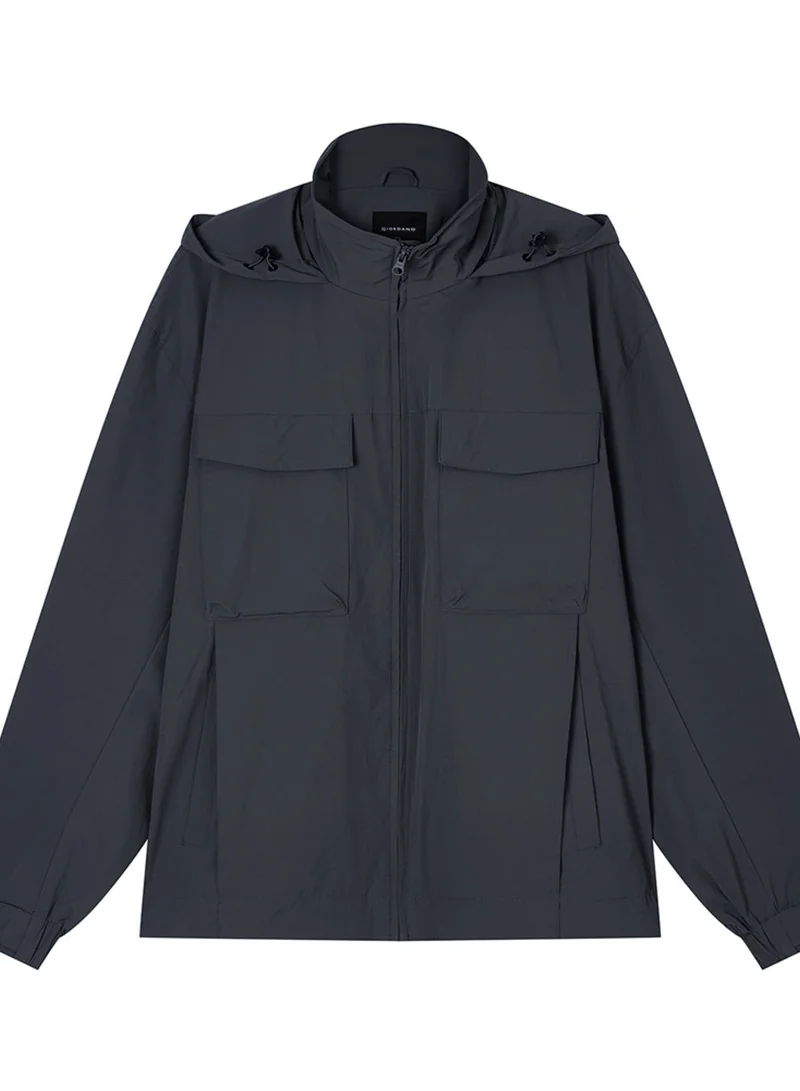 Giordano  Men’s Lightweight Water‑Repellent Full‑Zip Windbreaker Jacket for Men | Best Price UAE