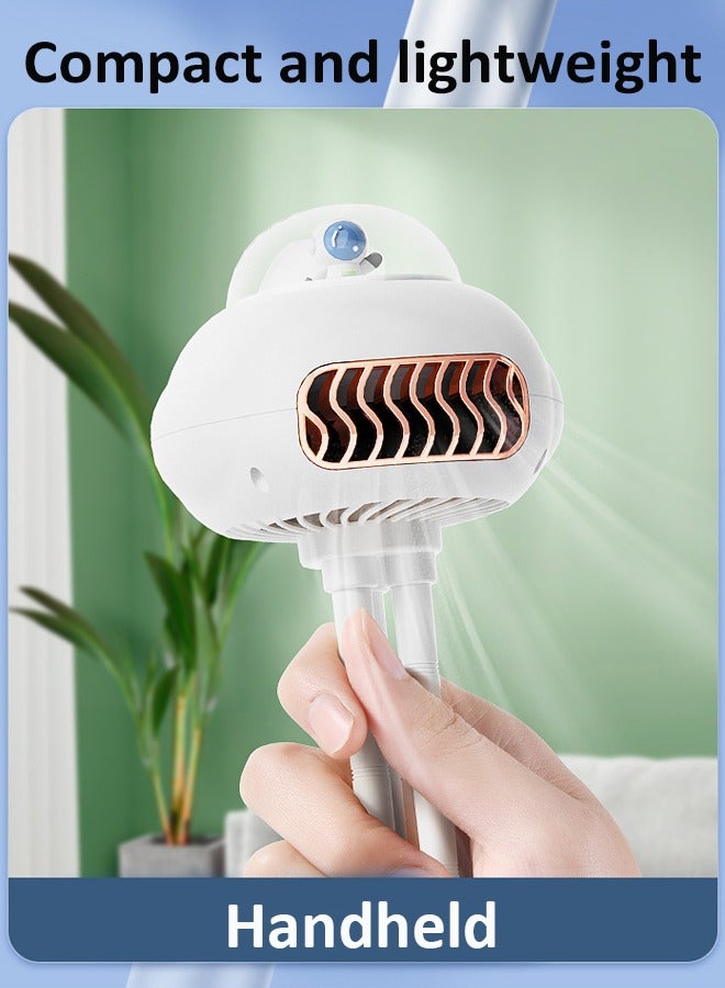 Aissiora Stroller Fan Clip On Baby Rechargeable Portable Fan Battery Operated Fan Mini Handheld Personal Fan USB Car Seat Small Fan for Desk Stroller Accessories Crib Car Rides  - Image 4
