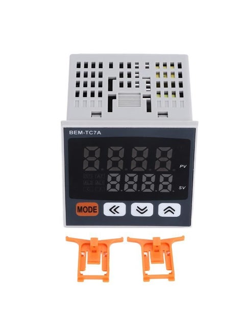 PID Temperature Controller 72x72mm Digital Display Intelligent Thermostat AC 100‑240V