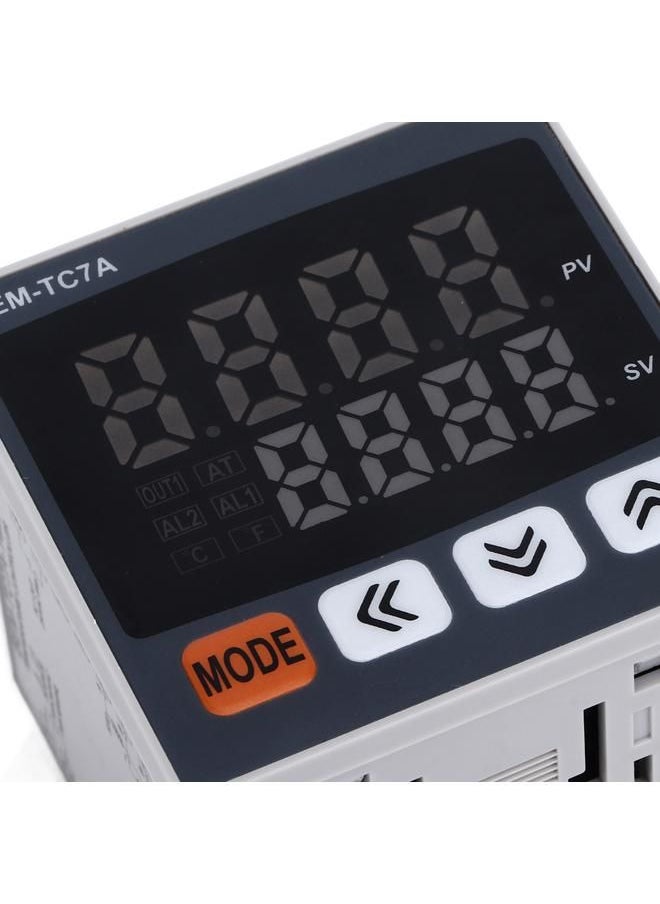 Arabest - PID Temperature Controller 72x72mm Digital Display Intelligent Thermostat AC 100‑240V - Image 1