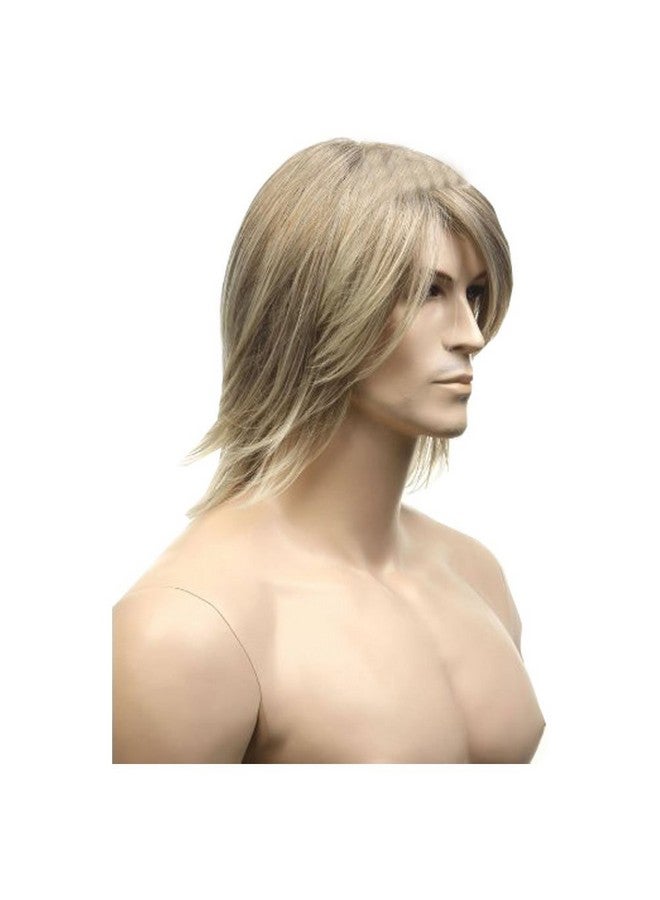 KOLIGHT European Usa Hot Men Wigs Short Flaxen Gold Color Men Natural Looking Hair Wig - Image 4