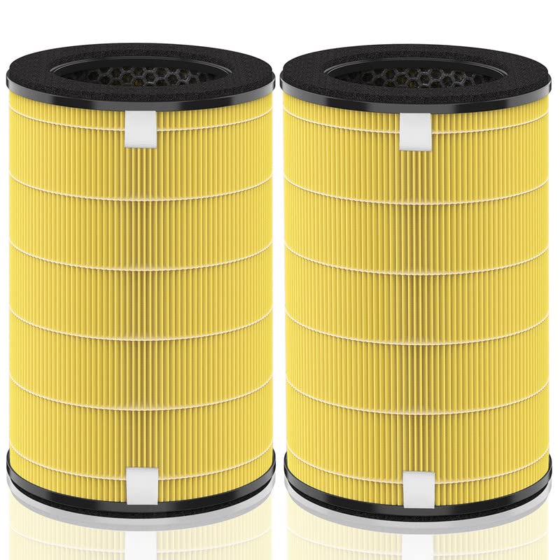 APT45 APT40FL Replacement Filter Compatible with 1461901 HoMedics Air Purifier Filter Replacement for APT40 APT40WT APT45WT H13 True HEPA Filters for Pet Care 2Pack