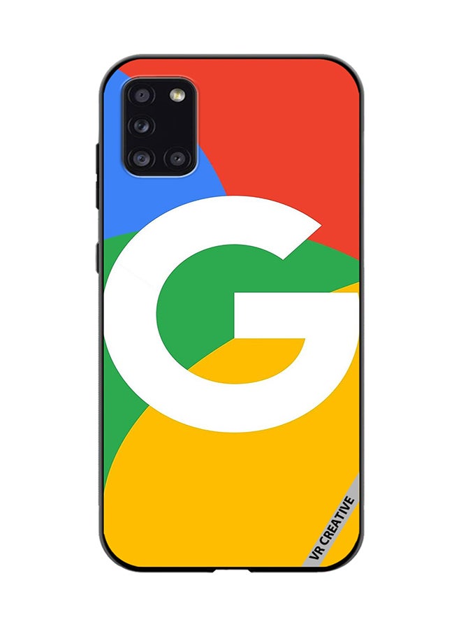 VR CREATIVE Protective Case Cover For Samsung Galaxy A31 Google Logo Design Multicolour - Image 1
