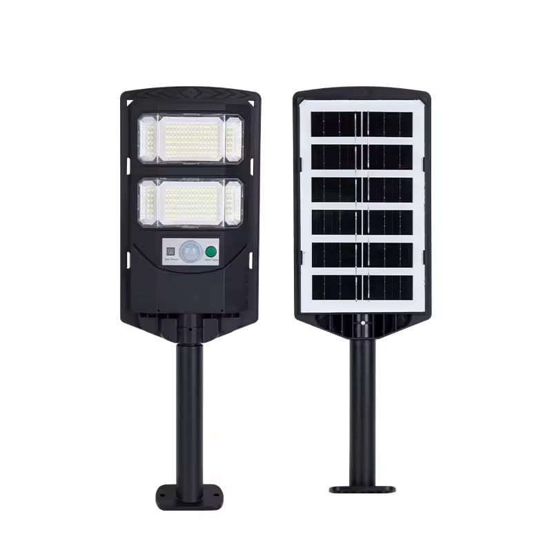 kh Solar Street Lights Outdoor Waterproof Solar Dusk to Dawn Flood Light Outside Solar Powered Security Exterior Wall Mount Lamp Motion Sensor Remote Control (Alpha 2) - Image 1