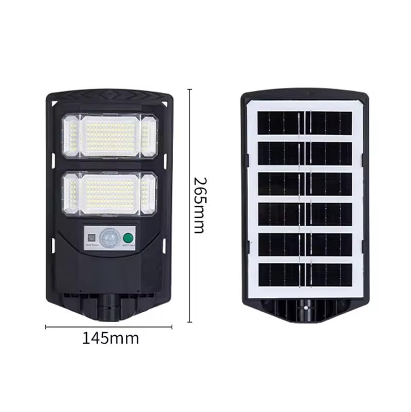 kh Solar Street Lights Outdoor Waterproof Solar Dusk to Dawn Flood Light Outside Solar Powered Security Exterior Wall Mount Lamp Motion Sensor Remote Control (Alpha 2) - Image 3
