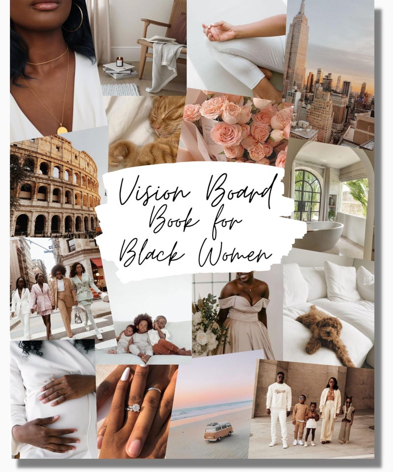 Lamare Vision Board Book for Black Women â€“ 1000+ Vision Board Supplies & Pictures | Vision Board Kit, Magazines for Vision Board & Collage Book - Visualize & Manifest Life Goals - Image 1