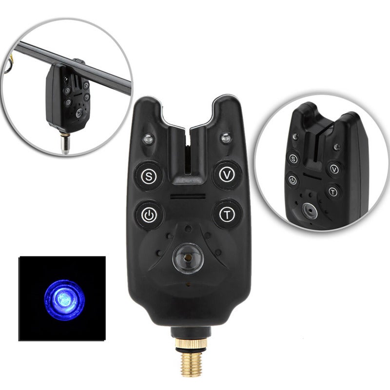 COONOR Fishing Bite Alarms Chain Alert Swinger Set Digital Fishing Alarm Kit LED Alarm Indicator Alert Fishing Swinger Fishing Tackle with Zippered Box - Image 5