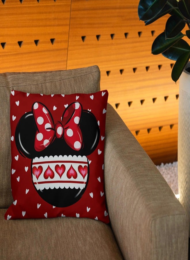 Yarcooly Valentines Day Pillow Covers Set of 4 Galentines Day Throw Pillow Cases Pink Cartoon Mouse Decor Valentines Day Decorations for Home Party - Image 2