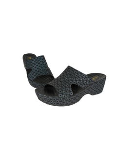 Michelle Morgan 092-2765 Michelle Morgan Ladies Wedge Heel Sandals 314RJ959 Black  - Image 2
