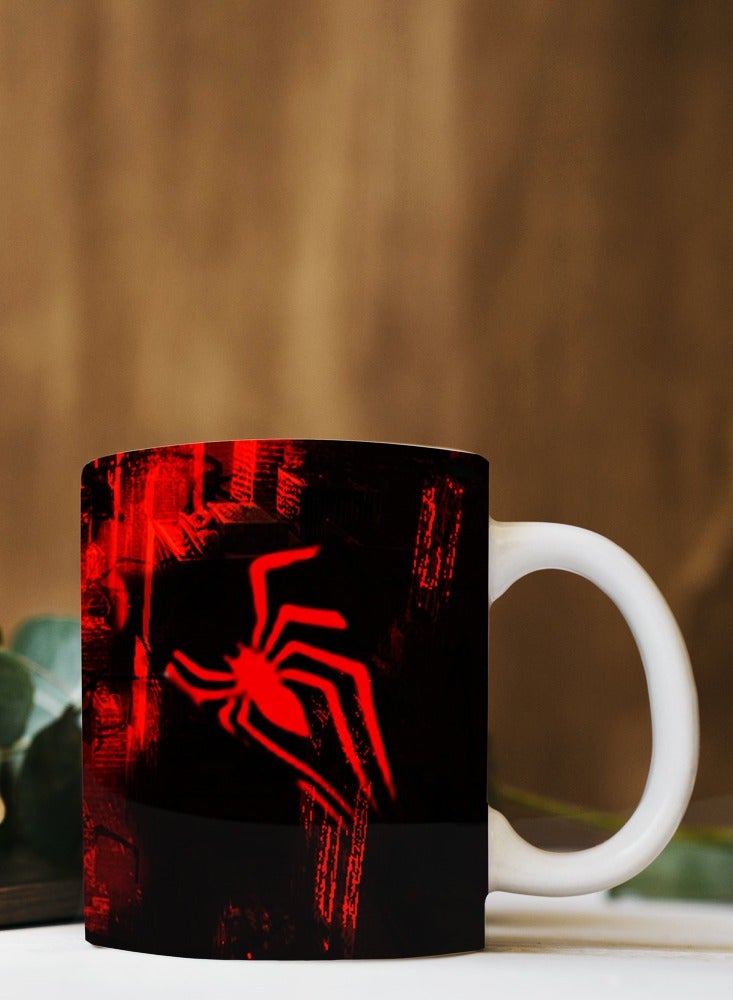 إم إي سي كوب شاي مارفل سبايدرمان، أبيض، 11 أونصة - Image 3