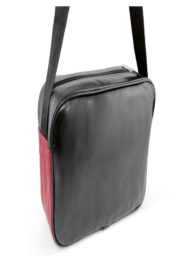 BRISA VW Collection - Volkswagen Shoulder Travel Messenger Bag with VW T1 Bus Campervan Motif (Bus Front/Black) - Image 4