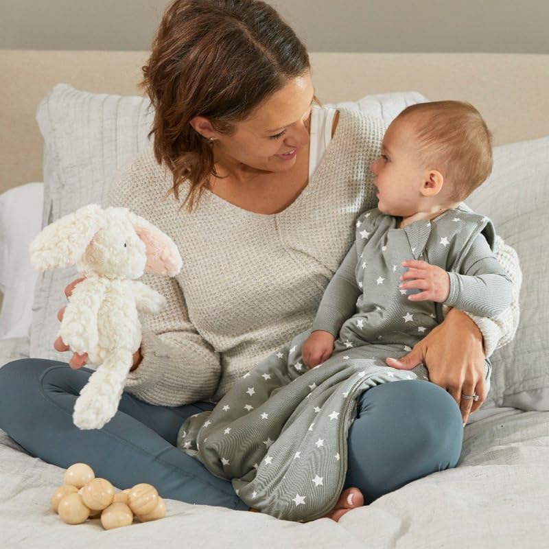 GUNAMUNA Unisex Baby Sleep Sack, Soft Wearable Blanket for Toddlers, Easy Diaper Change Zipper, 1.0 TOG, Shine, 3-9 Months - Image 4