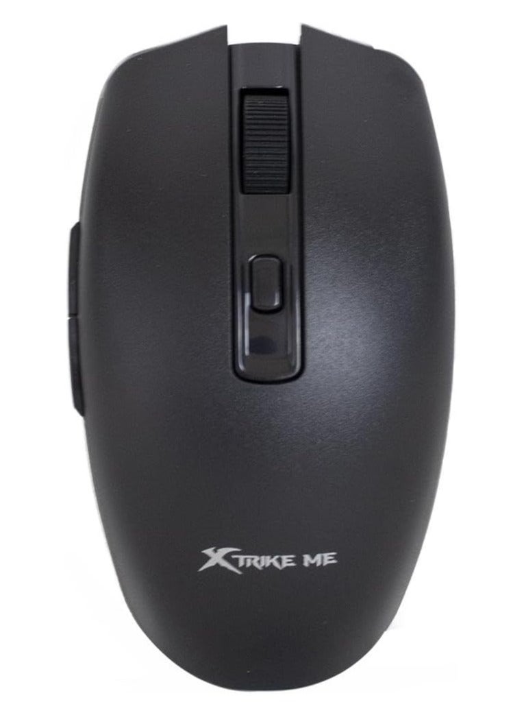 XTRIKE ME GW-224 BK Wireless Mouse - Black - Image 1