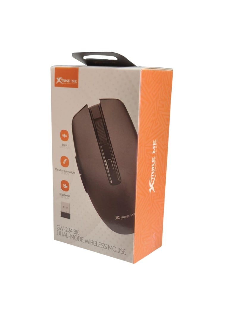 XTRIKE ME GW-224 BK Wireless Mouse - Black - Image 3