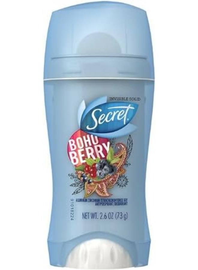 Secret Invisible Solid Deodorant Boho Berry 73g 