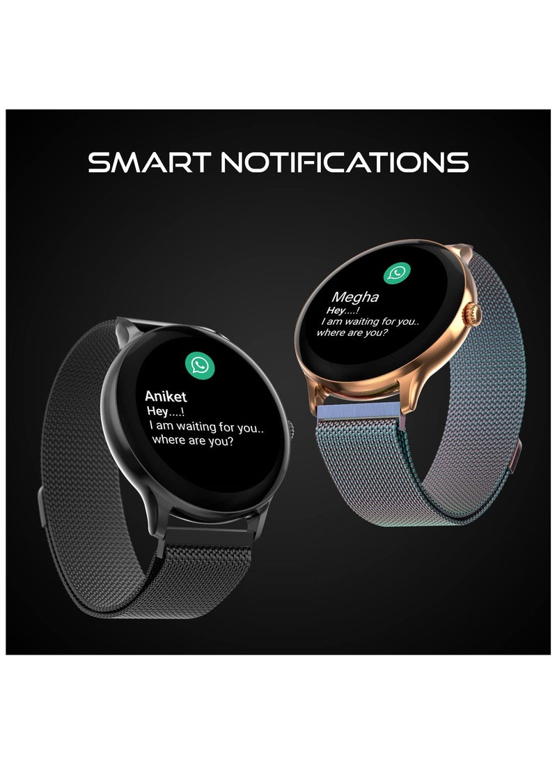 Fire-Boltt - Fire-Boltt Phoenix Ultra Luxury Stainless Steel, Bluetooth Calling Smartwatch, AI Voice Assistant, Metal Body with 120+ Sports Modes, SpO2, Heart Rate Monitoring (Multicolor) - Image 1