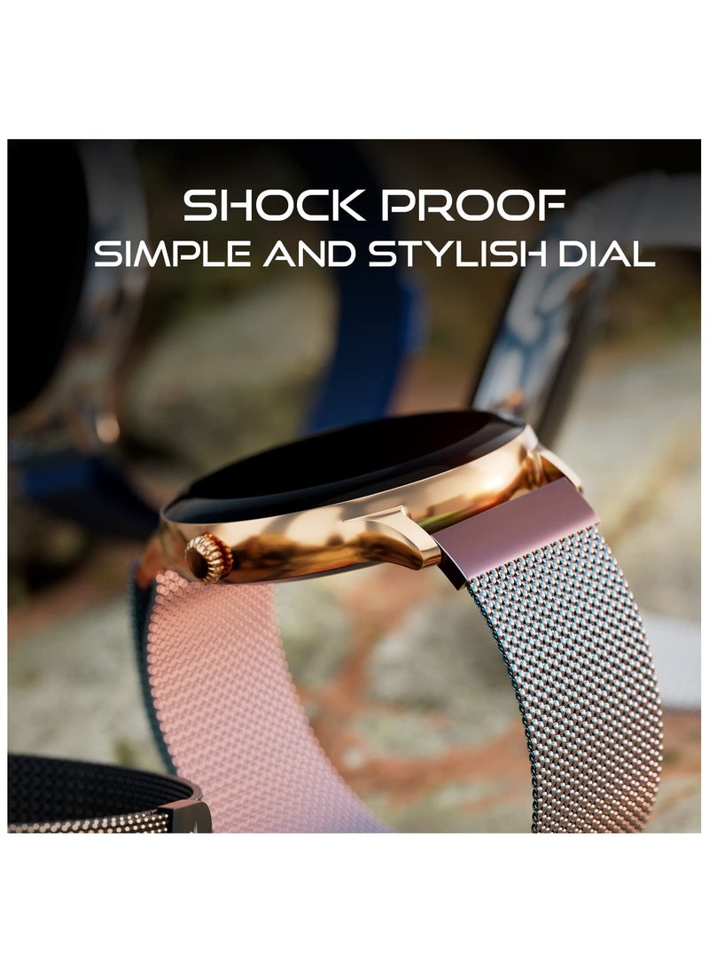 Fire-Boltt - Fire-Boltt Phoenix Ultra Luxury Stainless Steel, Bluetooth Calling Smartwatch, AI Voice Assistant, Metal Body with 120+ Sports Modes, SpO2, Heart Rate Monitoring (Multicolor) - Image 1