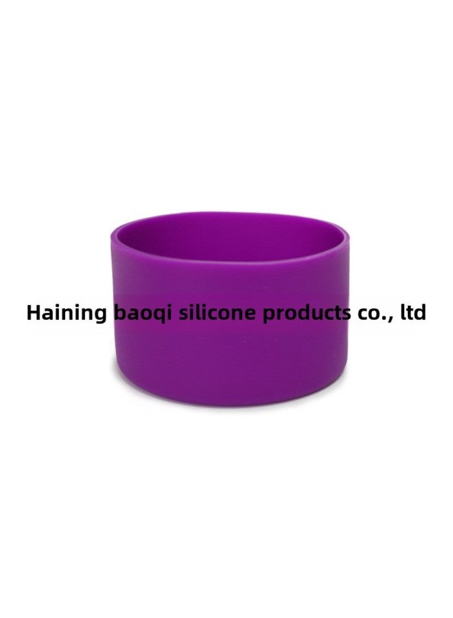 Cross-border Hot STANLEY Stanley Mug Silicone Sleeve Fit 30/40OZ Car Cup 7.5cm Diameter-Color:Dark Purple-Specifications:7.5cm  - Image 1