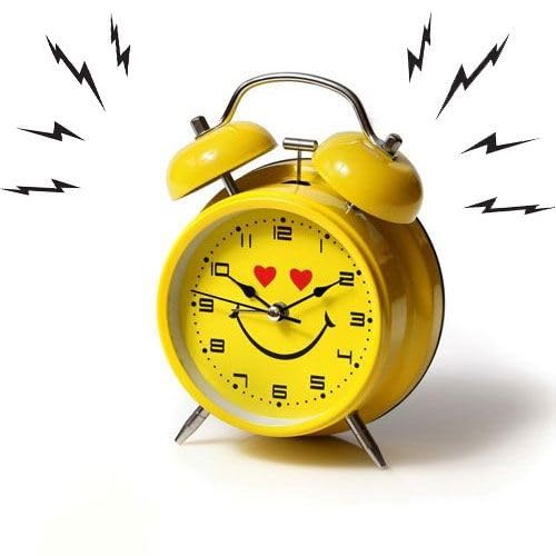 NSV NSV Cute Heart Shape Eyes Designer Classic Loud Sound Twin Bell Analog Table Top Metal Alarm Clock - Image 2