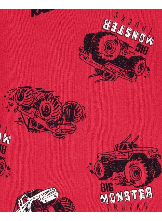 carter's Kids Printed 4PC Pyjamas Set - Image 3