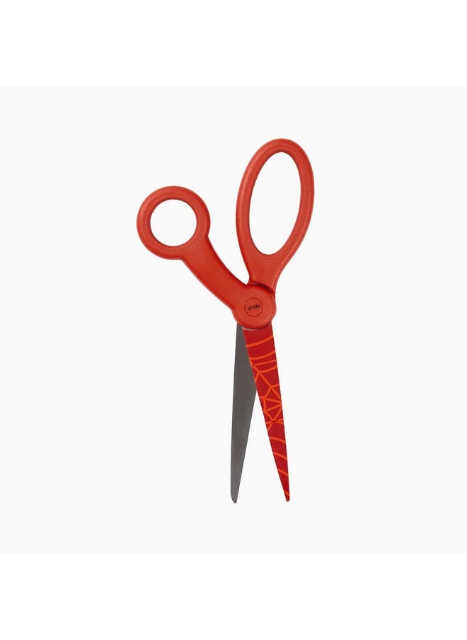 Yoobi - X Marvel Red Spiderman Adult Scissors W 4” Blade Sharp Tip Scissors For Adults Comfortgrip Handles Sharp Scissors For School Home Or Office 0.5” W X 3.27” L X 8” H - Image 1