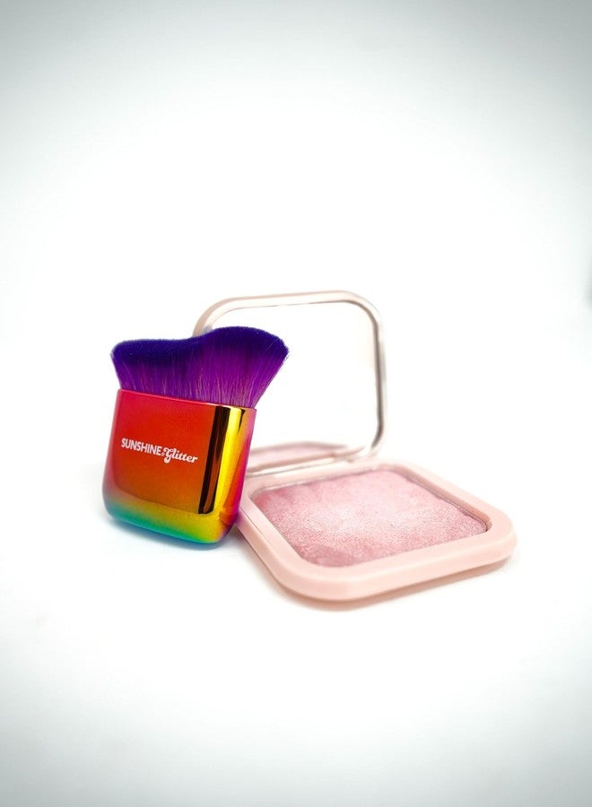 Sunshine & Glitter Highlighter Shimmer Compact - Pretty in Pink - Image 5