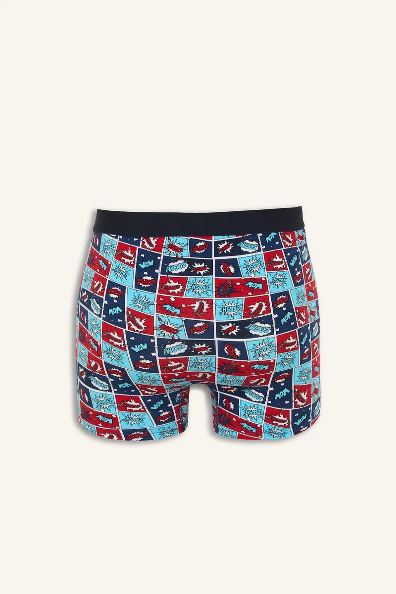 Defacto  Regular Fit 3-Pack Printed Boxers for Men | Best Price UAE