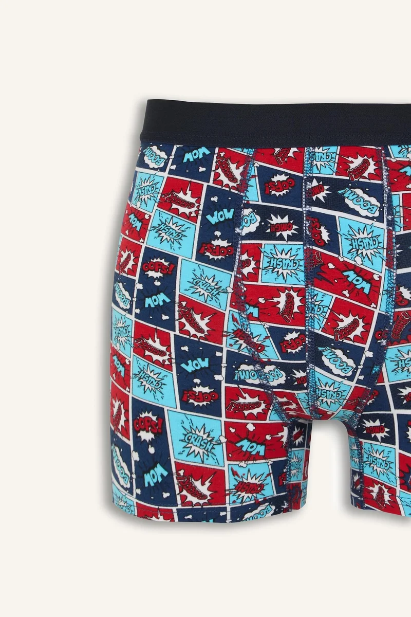 Defacto  Regular Fit 3-Pack Printed Boxers for Men | Best Price UAE