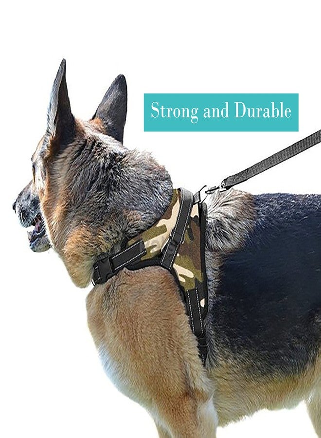 Sakuun No-Pull Dog Harness Chest Body Belt for Extra Large Dogs Girth inch 28”-36” Army Camouflage - Image 4