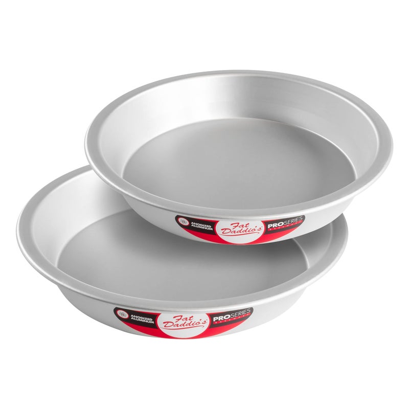 Fat Daddio's Fat Daddios PIE9SET Anodized Aluminum Pie Pan 9 x 15 Inch Set of 2 - Image 2