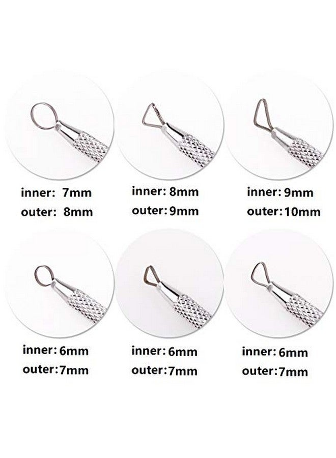 ZUOYOU 6 Pcs Clay Pottery Sculpting Tools Set Pottery Clay Sculpture Caving Scraper Craft Modelling Tools - Image 4