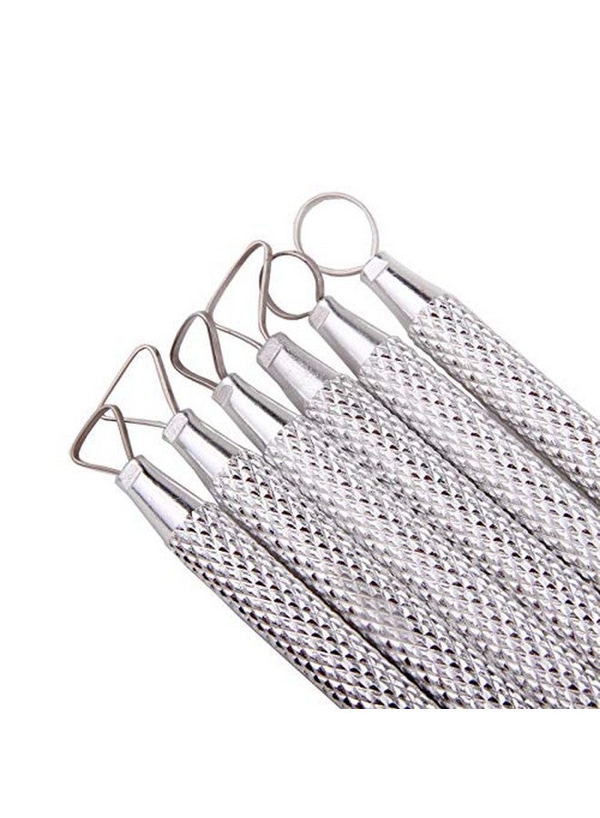 ZUOYOU 6 Pcs Clay Pottery Sculpting Tools Set Pottery Clay Sculpture Caving Scraper Craft Modelling Tools - Image 5