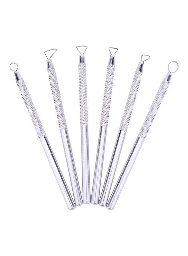 ZUOYOU 6 Pcs Clay Pottery Sculpting Tools Set Pottery Clay Sculpture Caving Scraper Craft Modelling Tools - Image 1