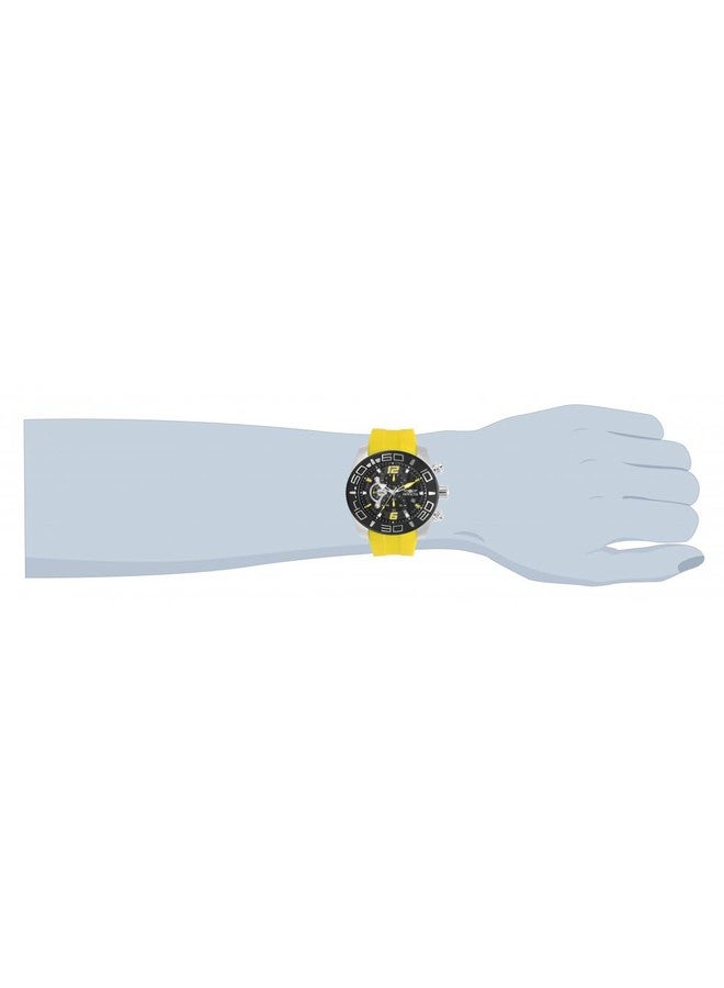 Invicta Men's Pro Diver Stainless Steel Quartz Watch with Silicone Strap, (Model: 22808, 22809), Yellow/Black, 22808 - Image 4