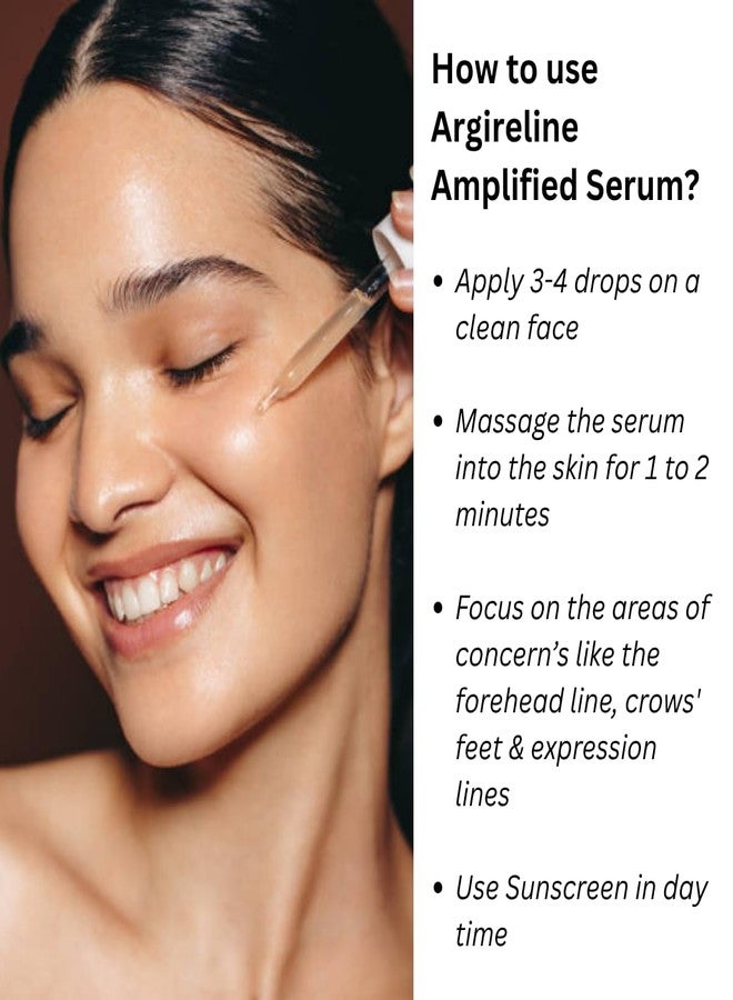 Eyecirque Argireline Amplified Serum, Advanced Anti-Aging Formula | Reduces Wrinkles & Fine lines | Boosts Collagen | Plumps, Hydrates | For Men & Women | All Skin Types | 30 ml - Image 5